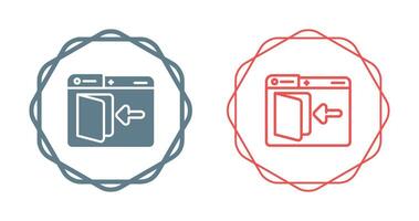 Logout Vector Icon