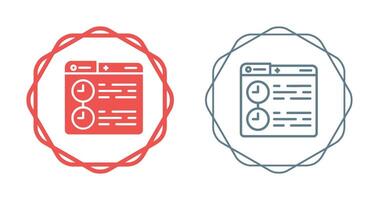 Timeline Vector Icon