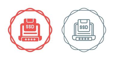 Solid State Drive Vector Icon