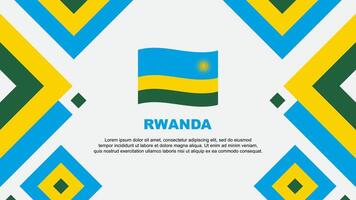 Ruanda bandera resumen antecedentes diseño modelo. Ruanda independencia día bandera fondo de pantalla vector ilustración. Ruanda modelo