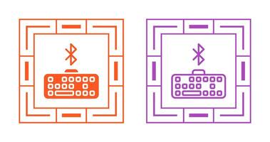 Bluetooth Keyboard Vector Icon