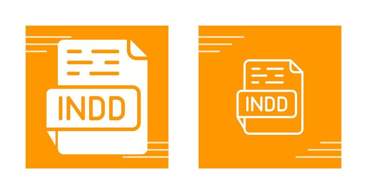 INDD Vector Icon