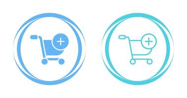 Shoping Cart Add Vector Icon