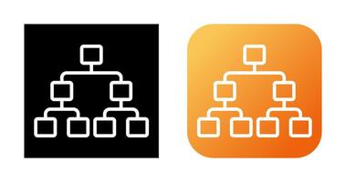 decisión arboles vector icono