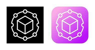 Blockchain Analytics Vector Icon