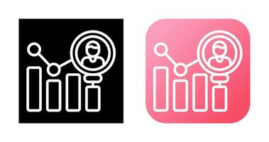 Customer Analytics Vector Icon