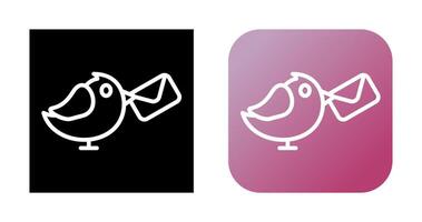 Carrier Pigeon Vector Icon