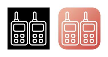 Two way Radio Vector Icon