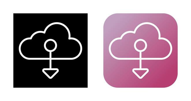 Cloud Native Vector Icon