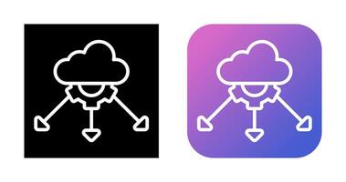 Network Load Balancing Vector Icon