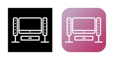 Home Theater System Vector Icon