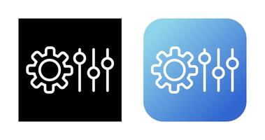 icono de vector de configuración
