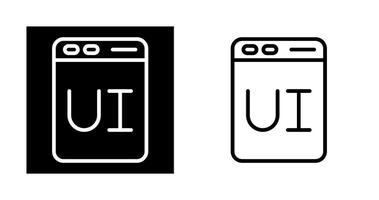 User Interface Design Vector Icon