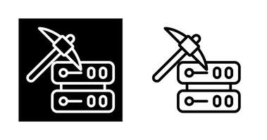 Data Mining Vector Icon