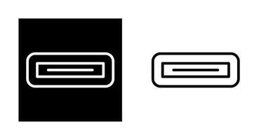 USB Port Vector Icon