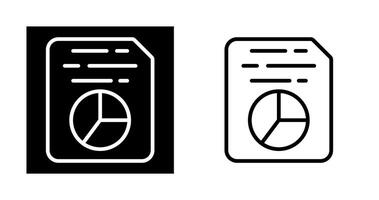 documento insertar diagrama vector icono