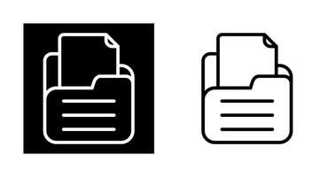 Folder with documents Vector Icon