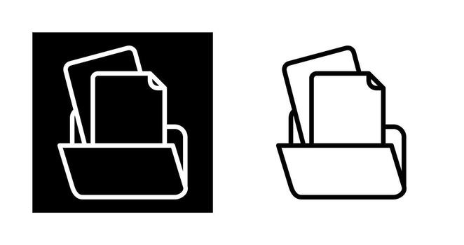 icono de vector de documento