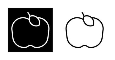 icono de vector de manzana