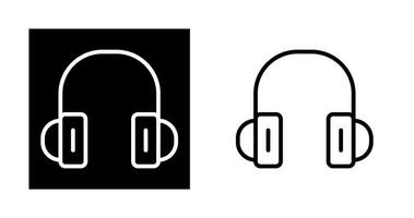 icono de vector de auriculares