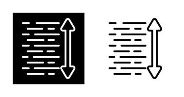 Line Spacing Vector Icon
