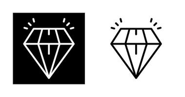 icono de vector de diamante