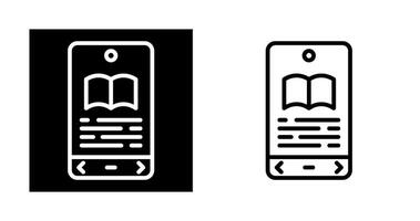 E book Reader Vector Icon