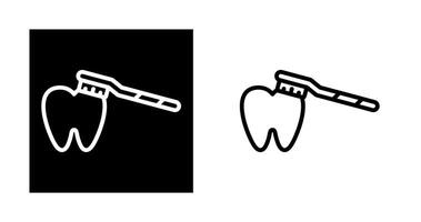 Brushing Teeth Vector Icon