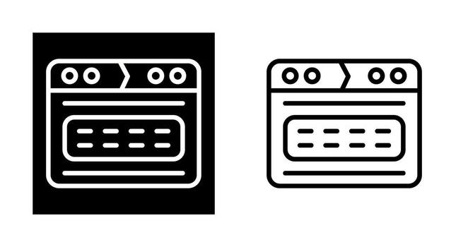 icono de vector de navegador