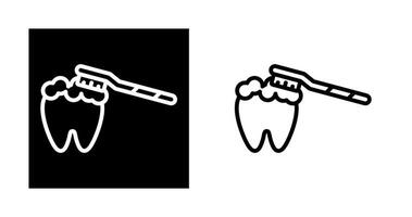 cepillado dientes vector icono