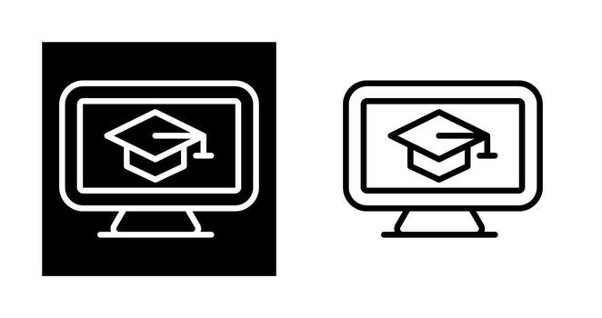 icono de vector de computadora