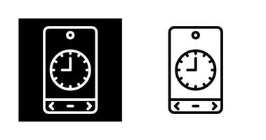 icono de vector de tiempo