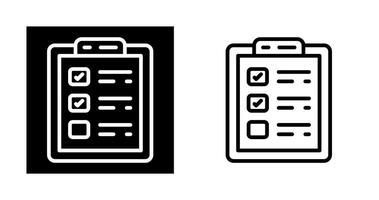 Checklist Vector Icon