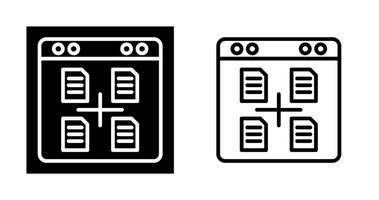 icono de vector de explorador de archivos