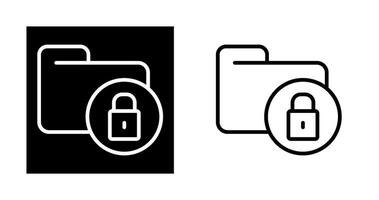 Secure Folder Vector Icon