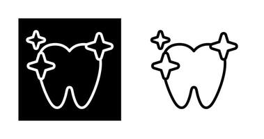 icono de vector de dientes