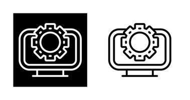 Desktop Computer Vector Icon