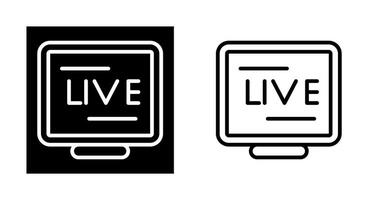 Live Stream Vector Icon