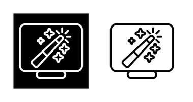 Desktop Computer Vector Icon