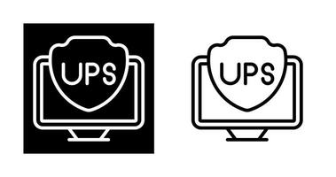 UPS vector icono