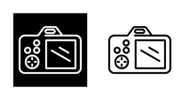 icono de vector de cámara dslr