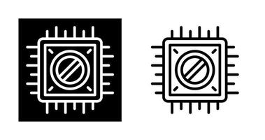 icono de vector de chip