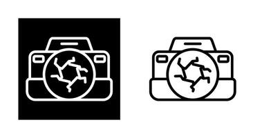 icono de vector de cámara dslr