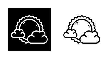 icono de vector de nube