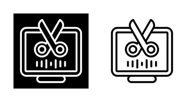 Desktop Computer Vector Icon