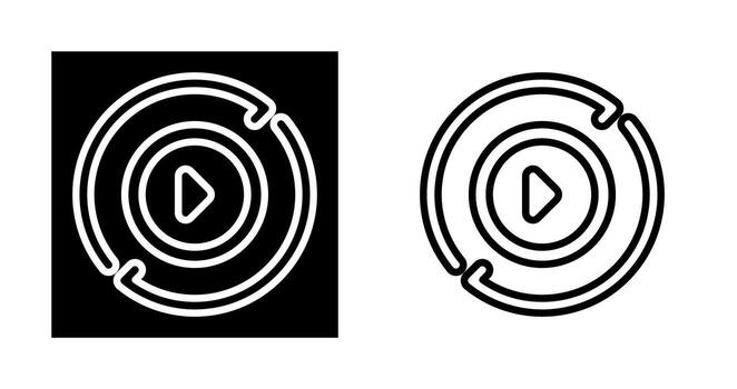 icono de vector de procesamiento