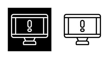 icono de vector de computadora