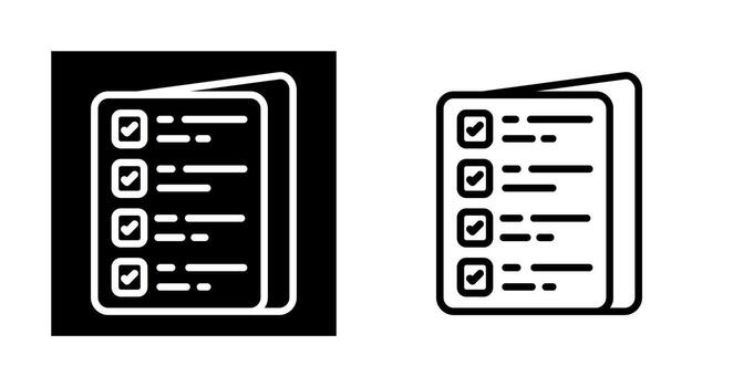 List Vector Icon