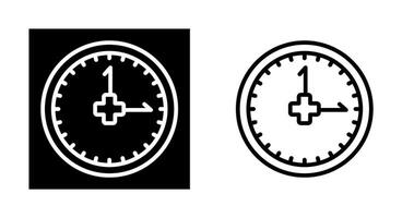 icono de vector de reloj