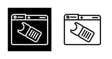 Ticket Vector Icon